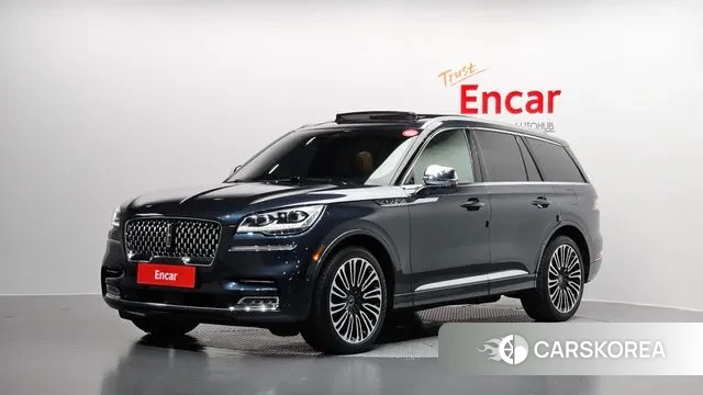 Lincoln Aviator 2nd generation 2020 Синий из Кореи