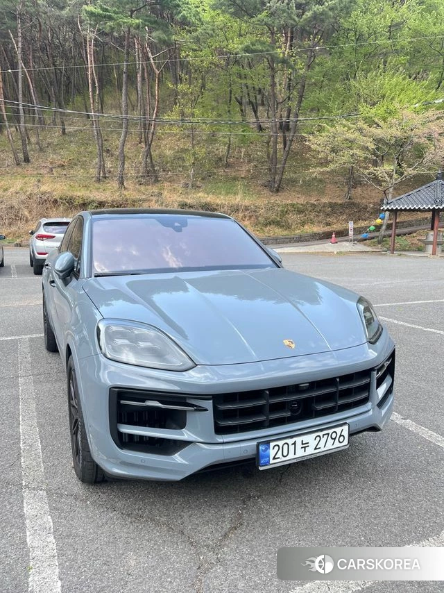 Porsche Cayenne (PO536) 2024 Небесно-голубой из Кореи