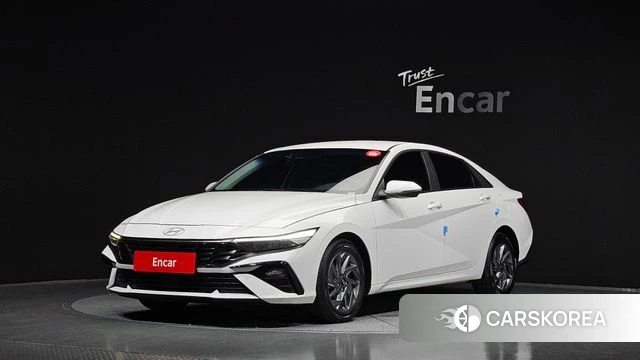 Hyundai The New Avante (CN7) 2023 Белый из Кореи