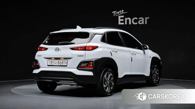 Hyundai Kona Hybrid 2020 Белый из Кореи