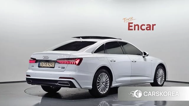 Audi A6 (C8) 2021 Белый из Кореи