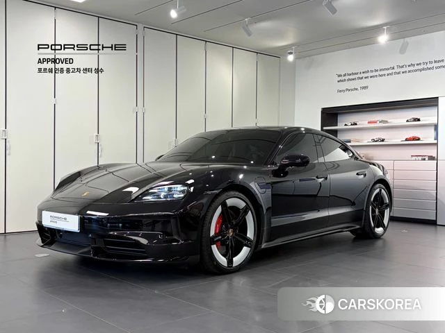 Porsche Taycan 2025 Черный из Кореи