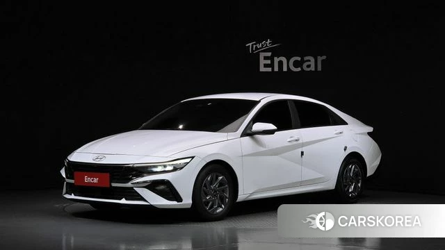 Hyundai The New Avante (CN7) 2023 Белый из Кореи