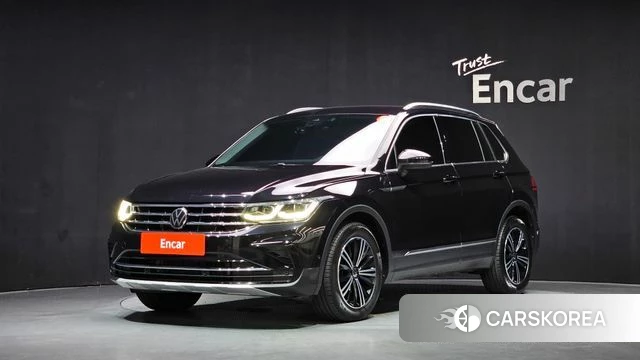 Volkswagen Tiguan second Generation 2022 Черный из Кореи