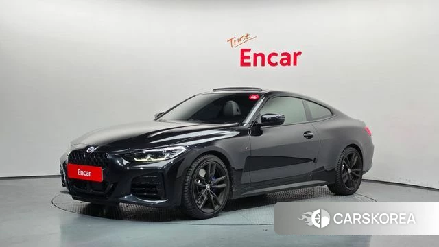 BMW 4 Series (G22) 2021 Черный из Кореи