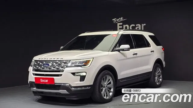 Ford Explorer 2018 Белый из Кореи