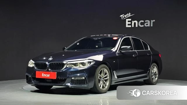 BMW 5 Series (G30) 2018 Черный из Кореи