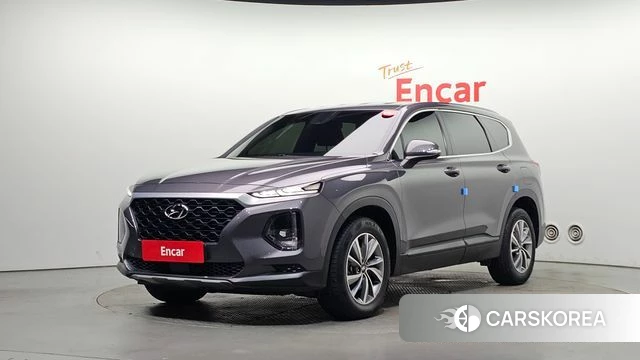 Hyundai Santa Fe TM 2018 Серебристо-серый из Кореи