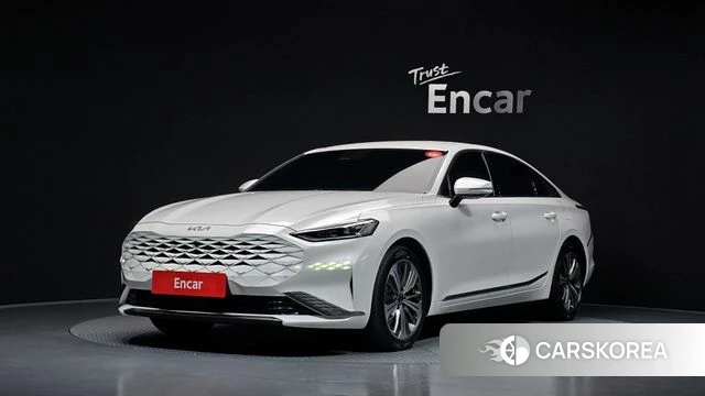 Kia K8 Hybrid 2023 Белый из Кореи