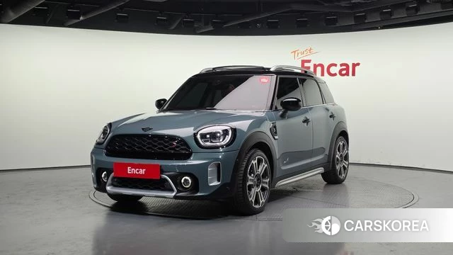 Mini Cooper S Countryman 2021 Небесно-голубой из Кореи