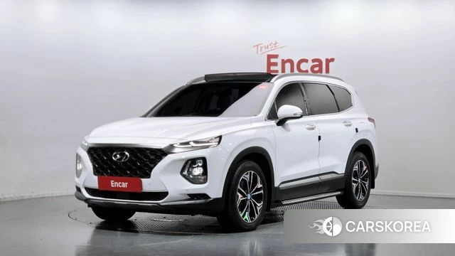 Hyundai Santa Fe TM 2018 Белый из Кореи