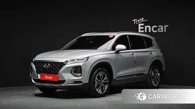 Hyundai Santa Fe TM 2018 Серебристо-серый из Кореи