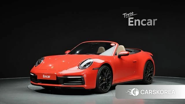 Porsche 911(992) 2022 Красный из Кореи