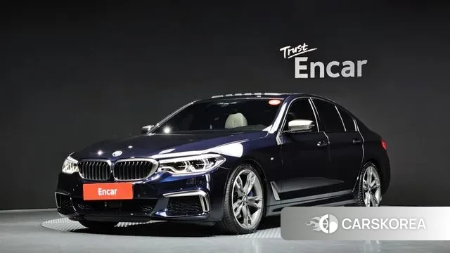BMW 5 Series (G30) 2018 Черный из Кореи