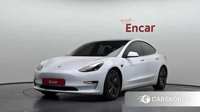 Tesla Model 3 2021 Белый из Кореи