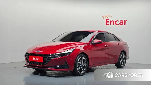 Hyundai Avante (CN7) 2020 Красный из Кореи
