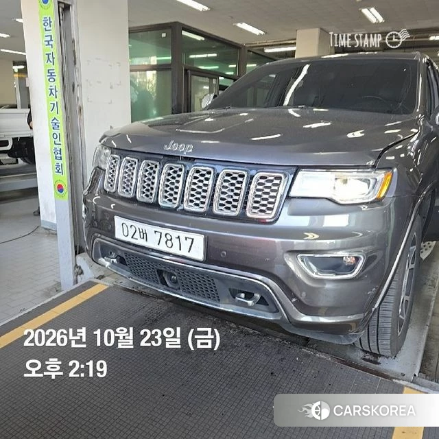Jeep Grand Cherokee 2019 Серый из Кореи