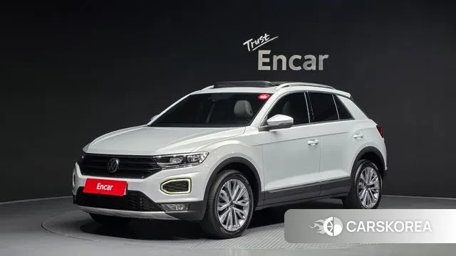 Volkswagen T-Roc 2021 Белый из Кореи