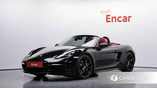 Porsche 718 Boxster 2019 Черный из Кореи