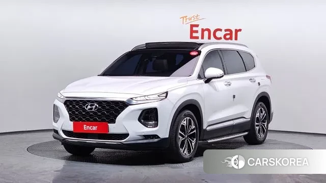 Hyundai Santa Fe TM 2019 Белый из Кореи