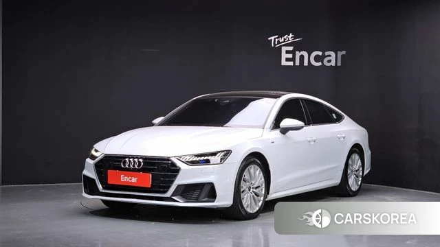 Audi A7 (4K) 2021 Белый из Кореи