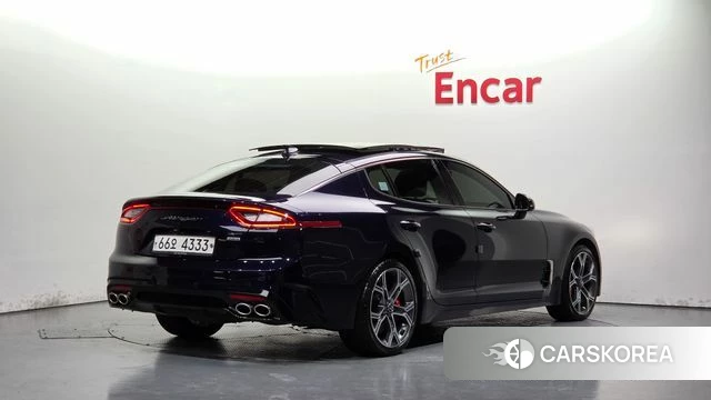 Kia Stinger 2018 Синий из Кореи