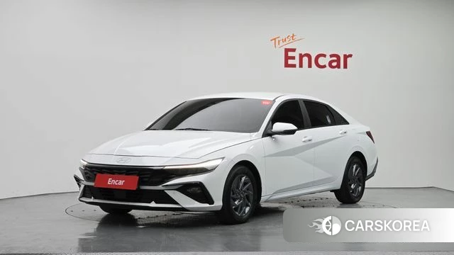 Hyundai The New Avante Hybrid (CN7) 2024 Белый из Кореи