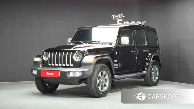 Jeep Wrangler (JL) 2021 Черный из Кореи