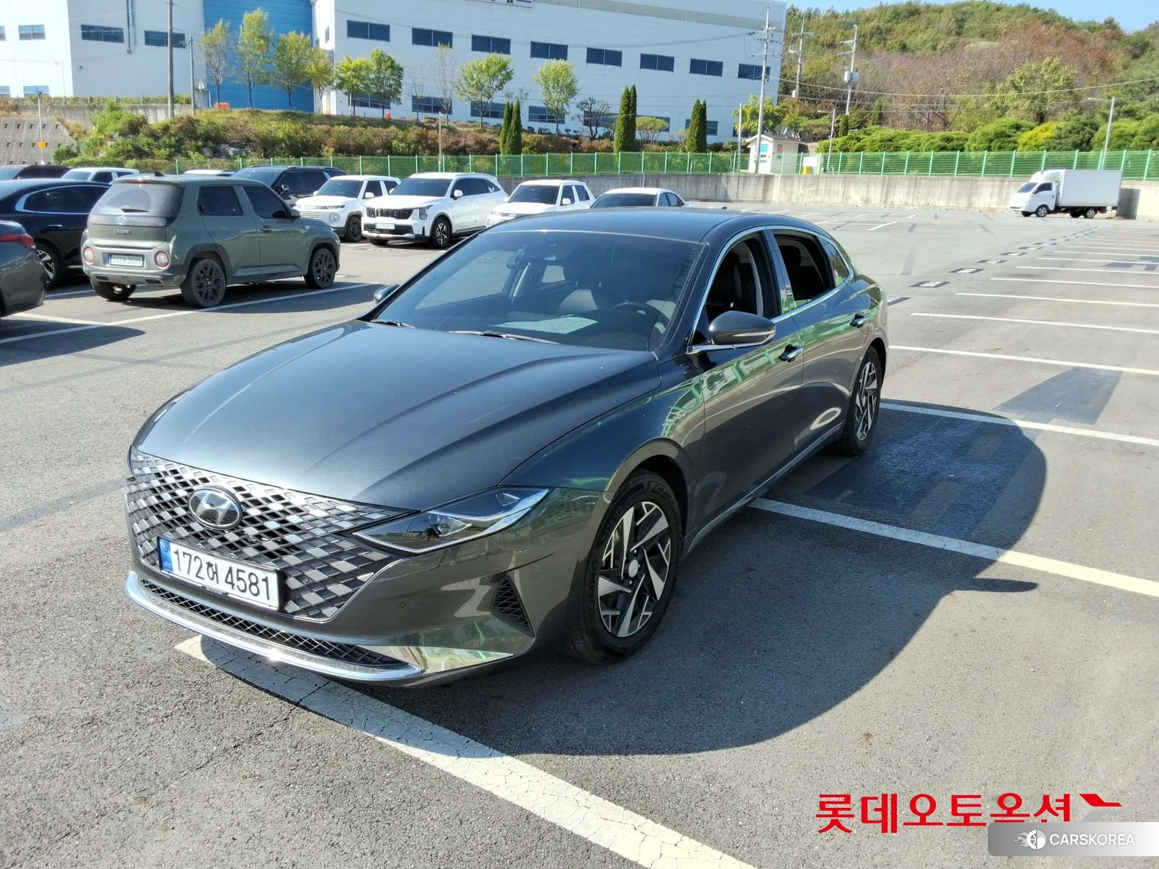 Hyundai Grandeur Hybrid 2023 Nocturne Grey Metallic из Кореи