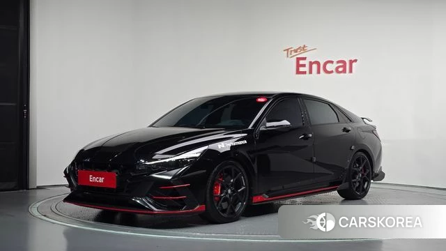 Hyundai Avante (CN7) 2021 Черный из Кореи