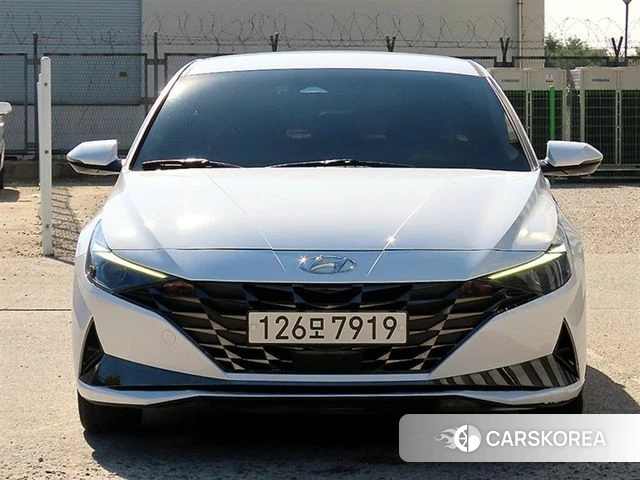 Hyundai Avante (CN7) 2021 Белый из Кореи, фото 3