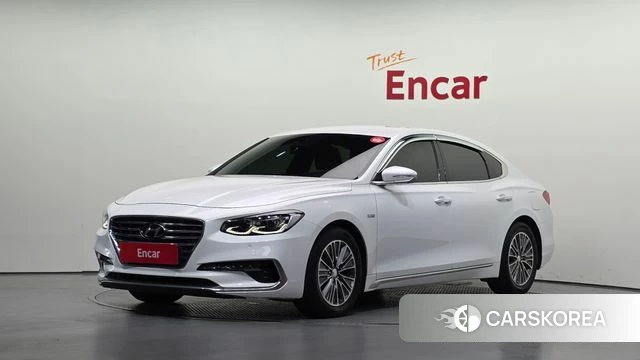 Hyundai Grandeur IG Hybrid 2019 Белый из Кореи