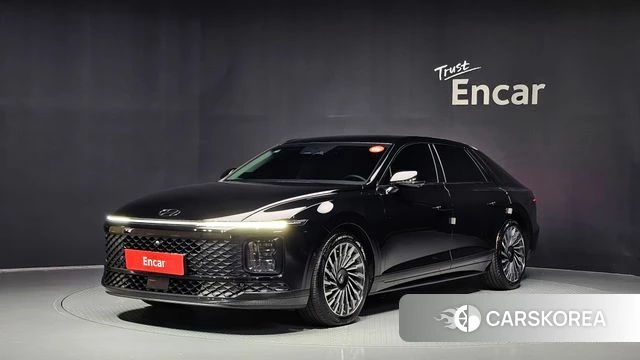 Hyundai Grandeur Hybrid (GN7) 2024 Черный из Кореи