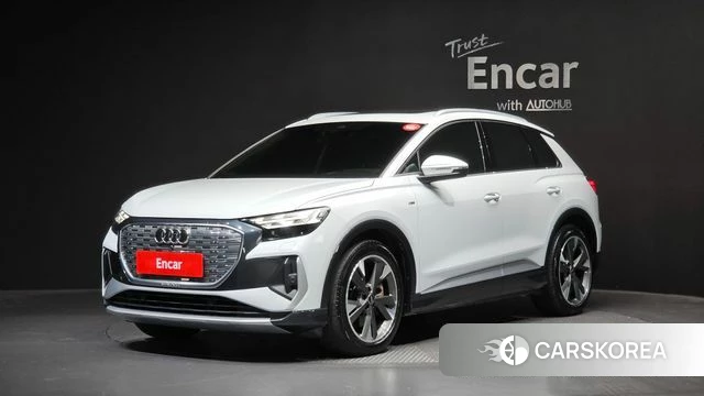 Audi Q4 e-Tron (F4) 2022 Белый из Кореи