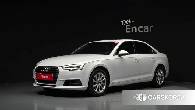 Audi A4 (B9) 2018 Белый из Кореи