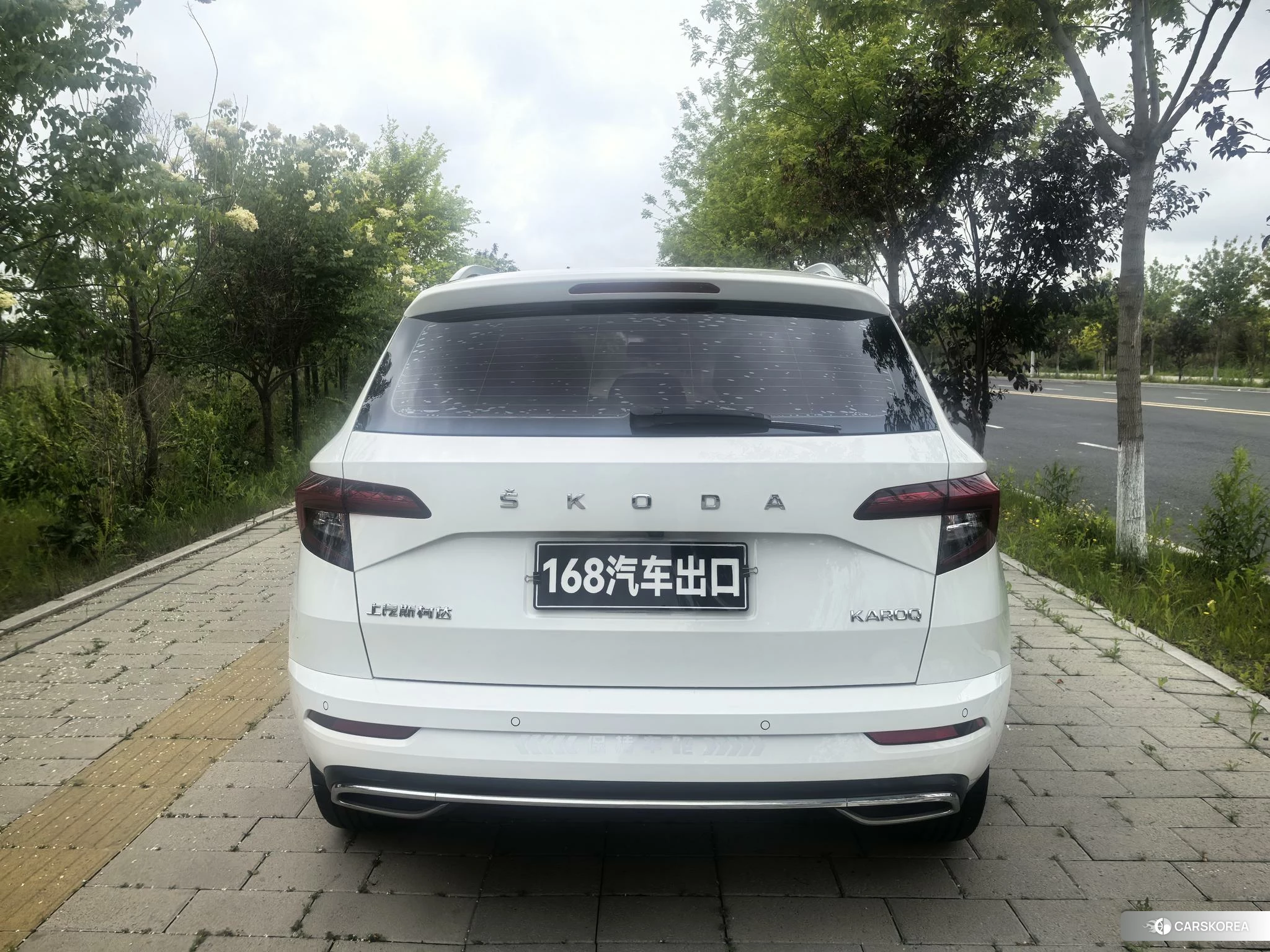 Skoda Karoq 2021 Белый из Китая