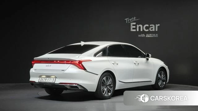 Kia K8 Hybrid 2022 Белый из Кореи