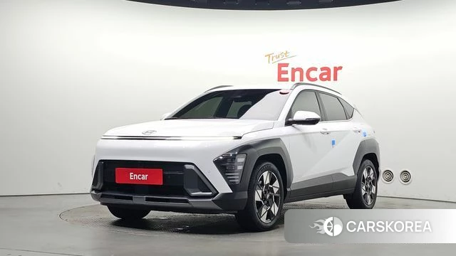 Hyundai Kona Hybrid (SX2) 2023 Белый из Кореи