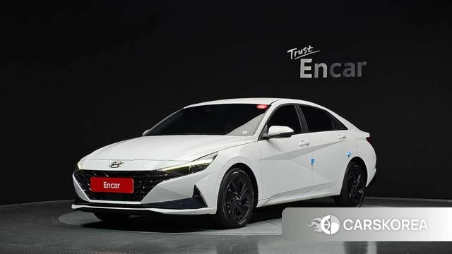 Hyundai Avante (CN7) 2022 Белый из Кореи