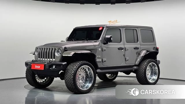 Jeep Wrangler (JL) 2021 Серебристо-серый из Кореи