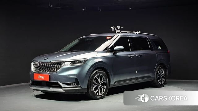 Kia Carnival 4th generation 2020 Небесно-голубой из Кореи