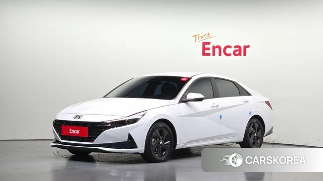Hyundai The New Avante Hybrid (CN7) 2023 Белый из Кореи