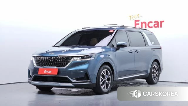 Kia Carnival 4th generation 2020 Небесно-голубой из Кореи
