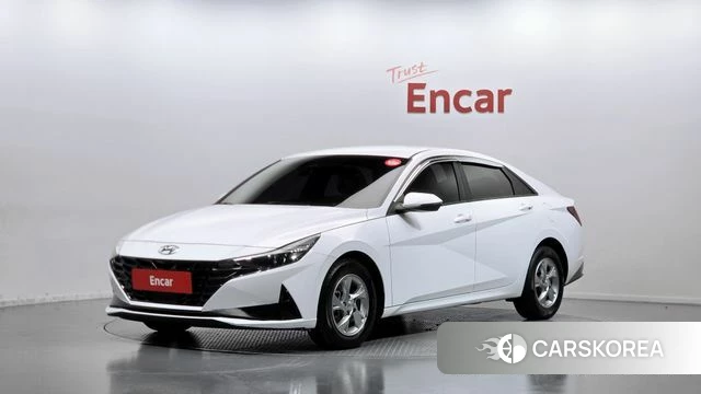 Hyundai Avante (CN7) 2022 Белый из Кореи