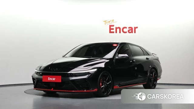 Hyundai The New Avante (CN7) 2024 Черный из Кореи