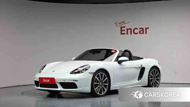 Porsche 718 Boxster 2018 Белый из Кореи
