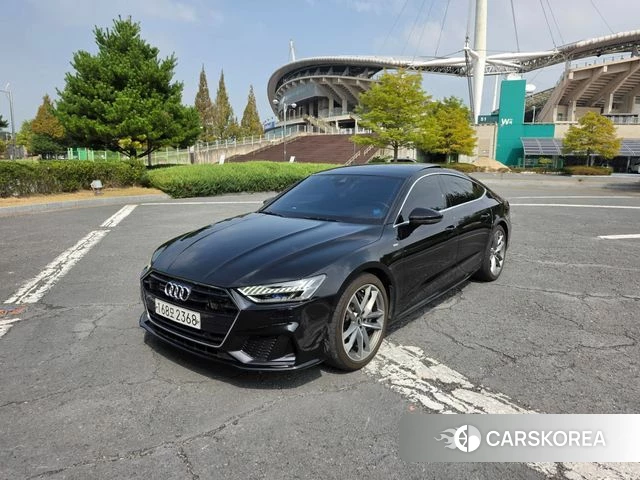 Audi A7 (4K) 2020 Черный из Кореи