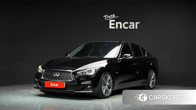 Infiniti Q50 2018 Черный из Кореи