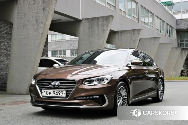 Hyundai Grandeur IG Hybrid 2018 Коричневый из Кореи
