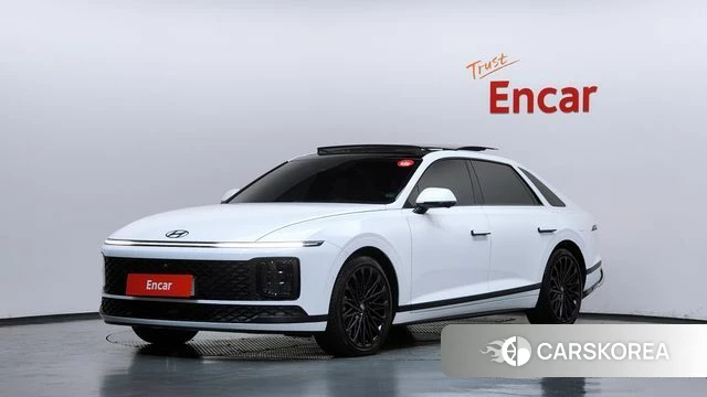 Hyundai Grandeur Hybrid (GN7) 2025 Белый из Кореи